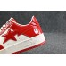 A Bathing Ape Bape Sta Patent Leather White Red