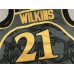 Atlanta Hawks Dominique Wilkins 1986-87 Hardwood Classics Jersey 21 Black
