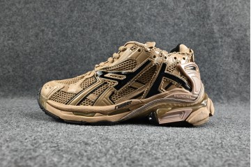 BALENCIAGA Runner Sneaker Gold Brown