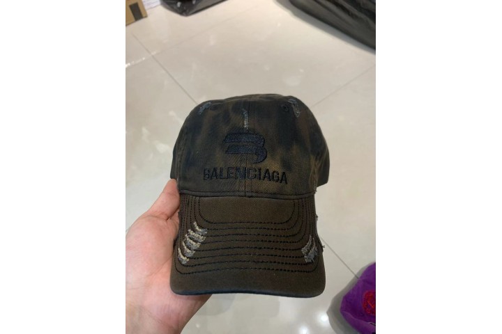 Balenciaga Gamer Embroidered Hat full black