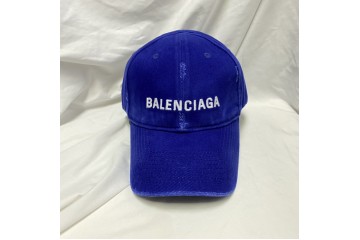 Balenciaga Logo Cap royal blue