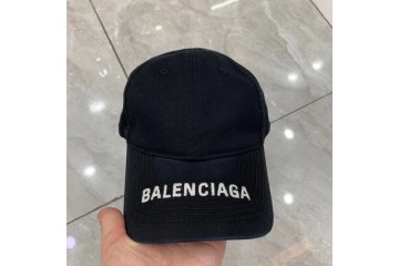 Balenciaga Logo Visor Cap black