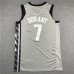 Brooklyn Nets Kevin Durant 7 Grey Jersey