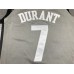 Brooklyn Nets Kevin Durant 7 Grey Jersey