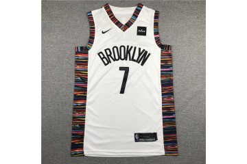 Brooklyn Nets Kevin Durant 7 White Jersey City Edition