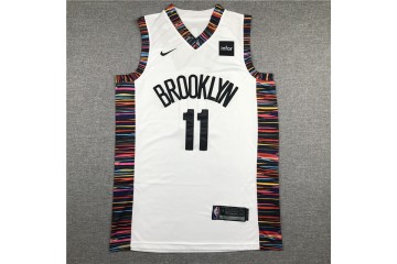 Brooklyn Nets Kyrie Irving 11 White  Jersey City Edition