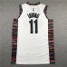 Brooklyn Nets Kyrie Irving 11 White  Jersey City Edition