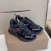 Burberry Embossed Mesh Sneakers Black Red