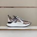 Burberry Vintage Check Cotton and Leather Sneakers Brown White