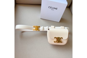 Celine  TRIOMPHE leather Mini Waist Bag