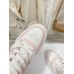 Celine Trainer CT-07 Low Lace-up White Pink
