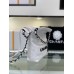 Chanel 22 Mini Handbag 22S Calfskin White Black Logo