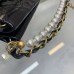 Chanel 22 Mini Handbag Shiny Crumpled Calfskin Gold-Tone Metal Black