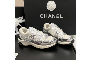 Chanel CC Runner Silver