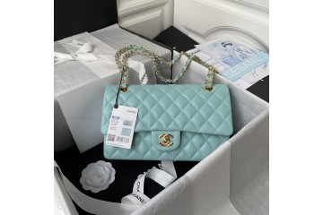 Chanel Classic Quilted WOC Crossbody Bag Blue A01112