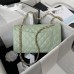 Chanel Classic Quilted WOC Crossbody Bag Green A01112