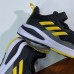 Child Adidas Fortarun El K Black Yellow