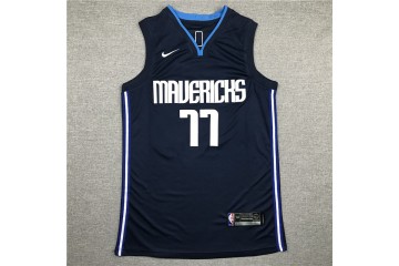 Dallas Mavericks Luka Doncic Jersey 77 Dark Blue