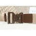 Dior Oblique Jacquard Saddle Bag Brown