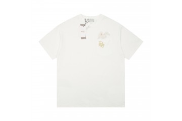 Dior Year of the Rabbit embroided Logo T-shirt White