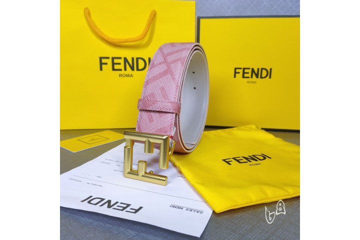 Fendi Belt FF Buckle Pink