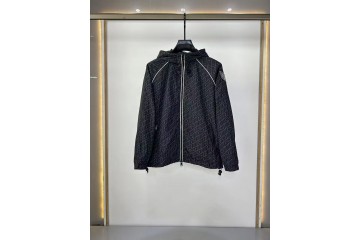 Gucci GG Hooded Stripe black jacket
