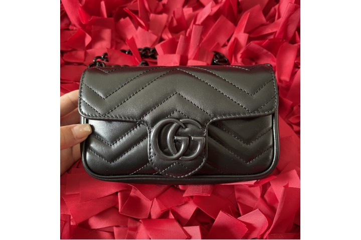 Gucci GG Marmont Belt bag Black 699757
