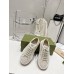 Gucci Low top Ivory GG embroidered crochet cotton