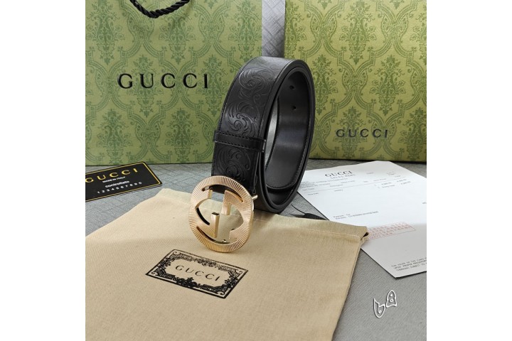 Gucci belt Gold GG buckle