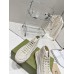 Gucci high top Ivory GG embroidered crochet cotton 