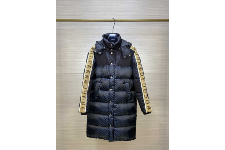 Gucci long down Jacket Black