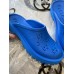 Gucci slip-on sandal Royal Blue perforated GG rubber