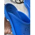 Gucci slip-on sandal Royal Blue perforated GG rubber