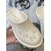 Gucci slip-on sandal White perforated GG rubber