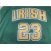 James Irish basketball jersey 23 Green