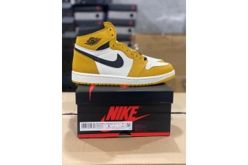 Jordan 1 high Yellow White