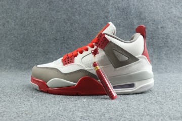 Jordan 4 white red grey