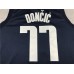 Jordan Logo Dallas Mavericks Luka Doncic Jersey 77 Dark Blue 