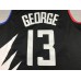 LA Clippers Paul George 13 Black Player Jersey Statement Edition