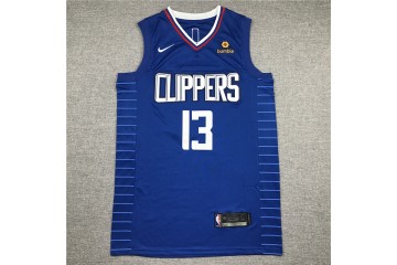 LA Clippers Paul George 13 Blue Player Jersey City Edition