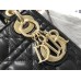 Lady Dior Black Cannage Embroidery