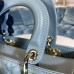 Lady Dior Cannage Lambskin Cloud Blue