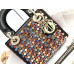 Lady Dior Colorful Sequin Cannage Embroidery