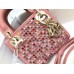 Lady Dior Mini Square Crystal Embroidery