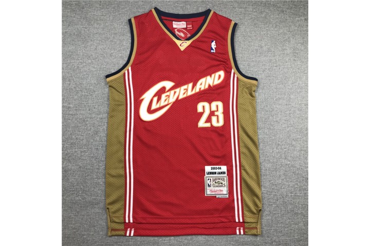 LeBron James Cleveland Cavaliers Hardwood Classics  Jersey 23 Red