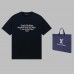 Louis Vuitton Crewneck Letter Printed T-shirt Black