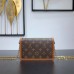 Louis Vuitton Dauphine Chain Wallet Monogram Reverse Brown