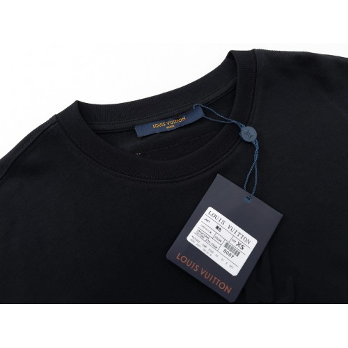 Louis Vuitton Embossed LV T-Shirt Corbeau Men's - FW22 - US