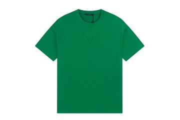 Louis Vuitton Embossed LV T-Shirt Green