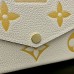 Louis Vuitton Felicie Pochette Monogram Empreinte Cream